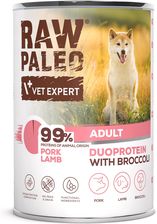 Raw Paleo Pork&Lamb Adult Can Mokra Karma Dla Psów Dorosłych Duoproteina Wieprzowina Z Jagnięciną 400G