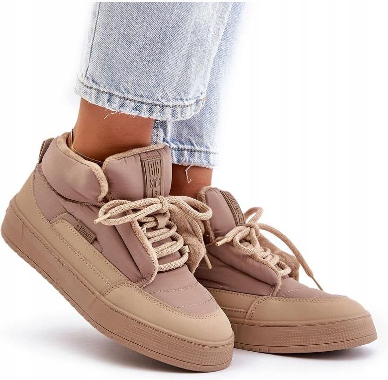 Sneakersy Śniegowce Ocieplnane Sznurowane Big Star OO274A532