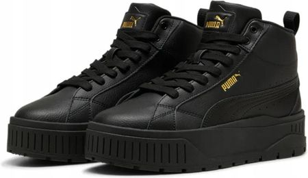 Buty damskie jesienne wysokie Puma Karmen II Mid 39745902 czarne 40