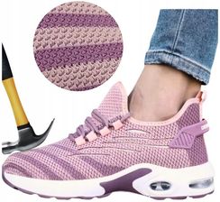 Buty Robocze Półbuty Damskie Siatkowe Oddychające Z Noskiem