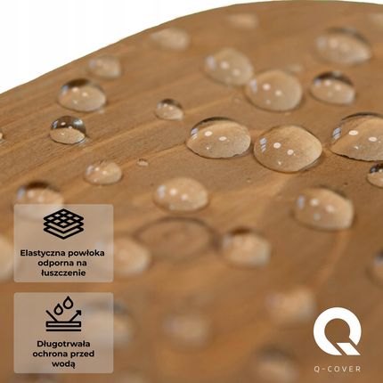 Q-Cover Lakierobejca Do Drewna 3W1 Irchowy Beż Extra Lazura Satynowa Lazur 5L - zdjęcie 5