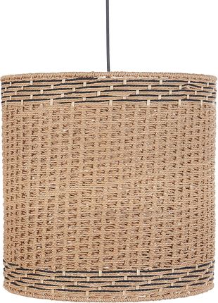 Beliani Lampa Wisząca Naturalna Pleciony Klosz Boho Oświetlenie Do Salonu Jadalni
