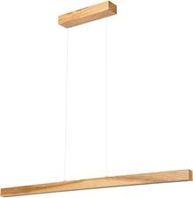 Alfalux Lampa Wisząca Led 100 Cm 4000K Z Drewna Jesionowego W Stylu Rustykalnym L100Kb-4K-Rustikal Wymienny Wysokość 30-150