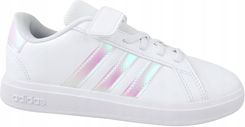 Zdjęcie Adidas Grand Court 2.0 El IE3851 Buty Trampki Dziecięce Na Rzep Gumki Białe - Barcin
