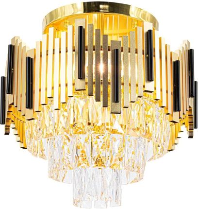 Elem 6232/4B Tr Bl Belize Oprawa Ośw.4Pł.E27 Złoto Black (62324Btrbl)