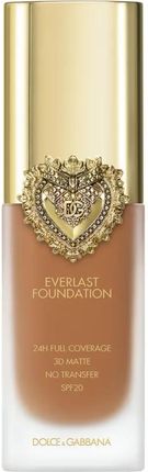 Dolce&Gabbana Flawless Everlast Foundation Intensywnie Kryjący Fluid O Długotrwałym Działaniu Spf 20 Odcień 25W Medium Deep 27ml