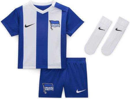 Strój piłkarski dla niemowląt i maluchów Nike Hertha BSC Stadium 2024/25 (wersja domowa) (replika) - Niebieski