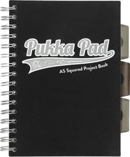 Zdjęcie Pukka Pads Kołozeszyt A5/100 Kratka Project Book Black - Grey - Swarzędz