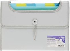 Zdjęcie Teczka A4 Vfile Z 6 Przekładkami Szara Strigo - Żukowo