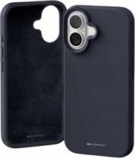 Mercury Etui Silikon Case Do Iphone 16 Z Mikrofibrą Silicone Miękkie