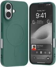 Mercury Etui Silikon Case Do Iphone 16 Mag Safe Z Mikrofibrą