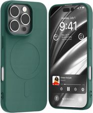 Mercury Etui Silikon Case Do Iphone 16 Pro Max Mag Safe Z Mikrofibrą