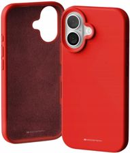 Mercury Etui Silikon Case Do Iphone 16 Z Mikrofibrą Silicone Miękkie