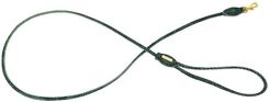 Barry King Skórzana Smycz Dla Psa Okrągła Serpente Zielona 6Mm 120Cm