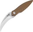 Nóż składany Bestech Mantidae Brown G10, Satin/Stonewashed 14C28N by Lucas (BG60B)