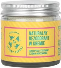 Zdjęcie CZTERY SZPAKI (4szpaki) Dezodorant w kremie Eukaliptus cytrynowy 60ml - Siechnice