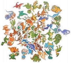 Zdjęcie Naklejki Winylowe Dinozaury 4-5Cm 50Szt. - Boguchwała