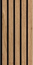 Zdjęcie Mixpol Lamel Ścienny 3D Mdf Na Filcu Akustyczny 260x40cm Dąb Naturalny - Łapy