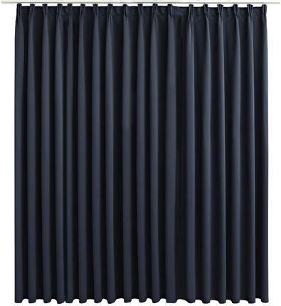 Zakito Europe Elegancka Zasłona Antracytowa 290X245Cm Metalowe Haczyki Ze134425