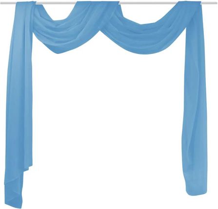 Zakito Draperia Przezroczysta Turkusowa 140X600cm Poliester