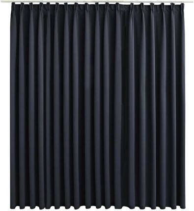 Zakito Elegancka Zasłona 290X245cm Czarna