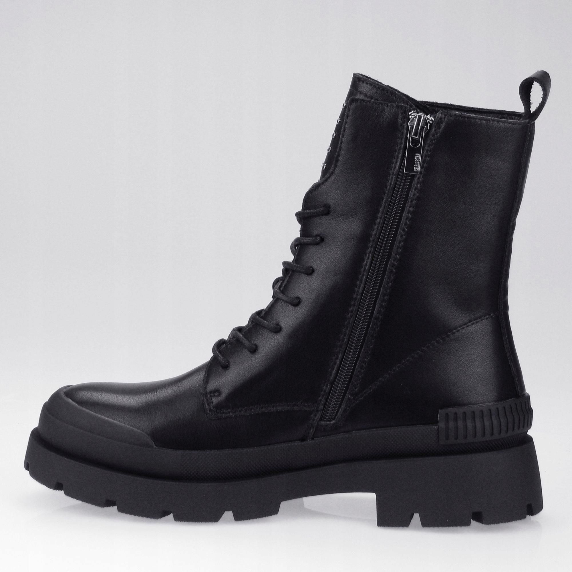 Botki buty Zimowe damskie Big Star kozaki Skórzane trapery ocieplane 38