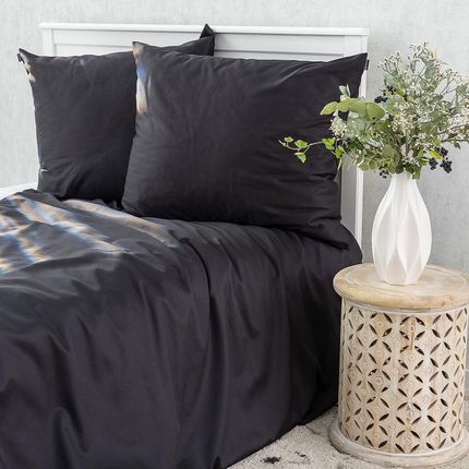 Dekoria.Pl Pościel Z Satyny Bawełnianej Black 220X200 Cm