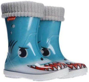 Demar HAWAI LUX PRINT 0049 shark Buty dziecięce ocieplane 34-35 0049AR_34-35