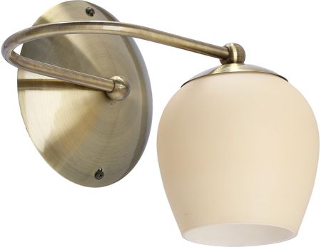 Candellux Serano Lampa Knket Patynowy 1X60W E27 Klosz Kremowy, + Kremowy (2111039)