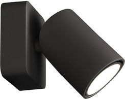 Maxlght Mantra Sal 6714 Knket Lampa Ścenna Do Czytana Z Włącznkem Nowoczesny Eleganck Metalowy Tuba 1X10W Gu10 Czarny