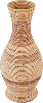 Beliani Wazon Dekoracyjny Naturalny Rattanowy 70cm W Stylu Rustykalnym Boho Akcesorium