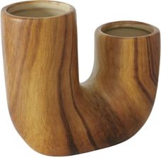 Boltze Wazon Ceramiczny Z Wzorem Drewna Wilhelmy 14,5cm