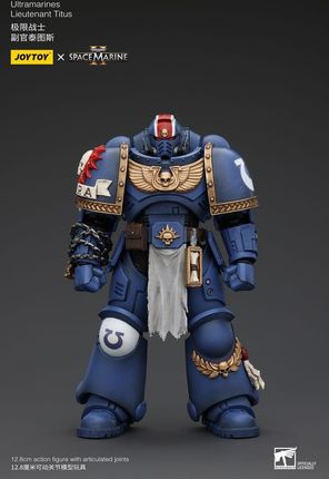 ゲームキャラクター JoyToy Warhammer 40k Lieutenant Titus CE Joytoy Warhammer 40k Action Figure 1/18 Uitramarines Lieutenant