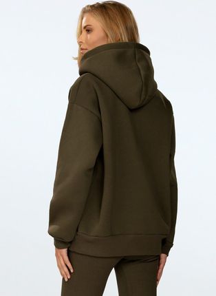Bluza Oseye KHAKI BAWEŁNA GRUBA (kolor khaki, rozmiar 2xl) - zdjęcie 2