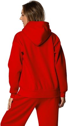 Bluza DK-K-B9 KHAKI BAWEŁNA GRUBA (kolor khaki, rozmiar XL) - zdjęcie 4