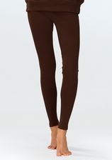 Legginsy Bayo CZEKOLADA BAWEŁNA PRĄŻKI (kolor czekolada, rozmiar XL)