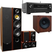 Zdjęcie DENON AVR-X2800H DAB + TAGA HARMONY TAV-606v3 + TSW-90 walnut - - Pabianice