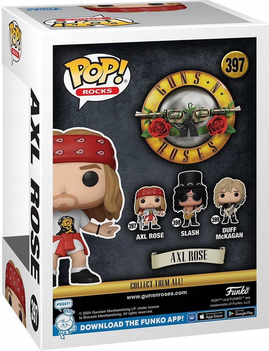 Funko Pop! Rocks Figurka Kolecjonerska Gnr Axel Rose 397
