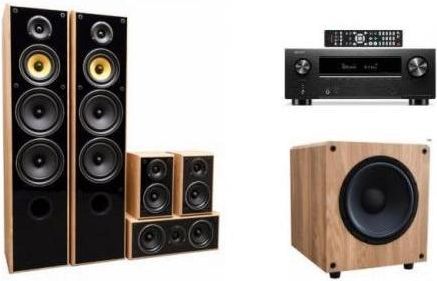 DENON AVR-X2800H DAB + TAGA HARMONY TAV-606v3 + TSW-90 oak -