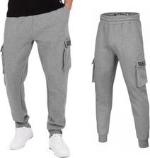 Zdjęcie Spodnie dresowe Cargo Pit Bull New Brushed Fleece Group Cypress '23 - Szary Melanż L - Żory