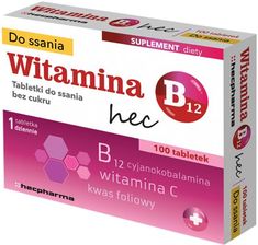 Witamina B12 Hec 100 Tabletek - Opinie I Ceny Na Ceneo.pl