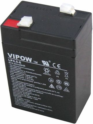Vipow Akumulator żelowy 6V 4.5Ah