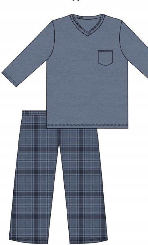 Piżama Męska Dr 122/261 Clark Granat, L Ceny i opinie Ceneo.pl