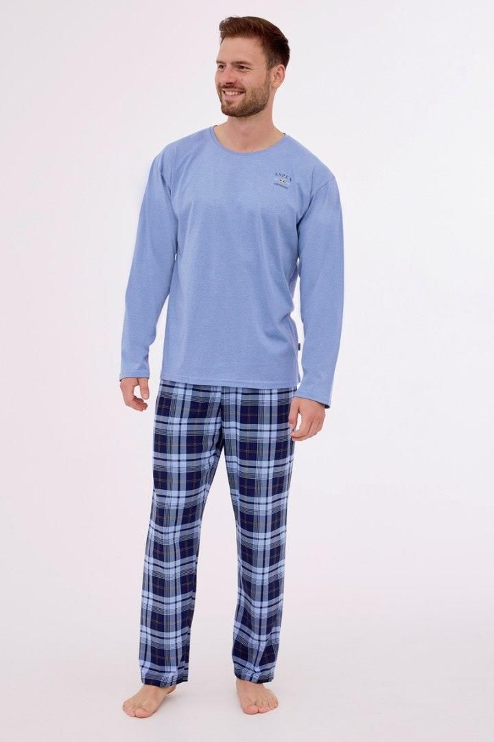 Piżama Męska Dr 124/264 Aspen 2 Niebieski, XXL Ceny i opinie