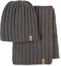 Zdjęcie Męski komplet zimowy w drobny wzór ciemny szary - Warszawa