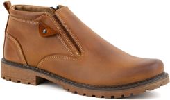 Buty męskie sztyblety skórzane ocieplane 140GT rude