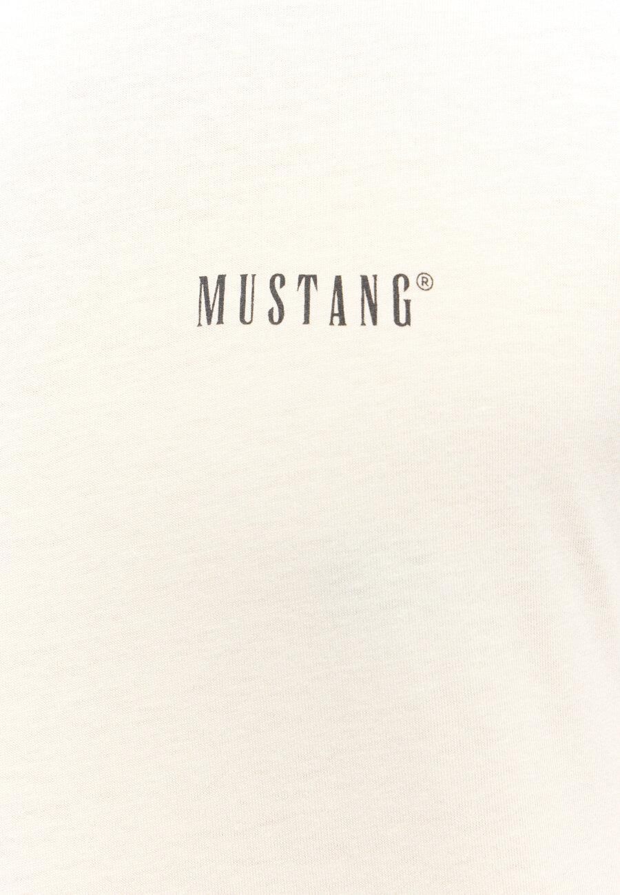 T-shirt Uomo MUSTANG Stile Austin: Maglietta Basic Casual, Capo Essenziale - 4
