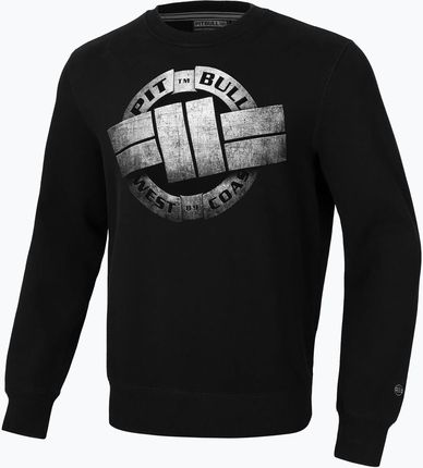 Bluza męska Pitbull West Coast Crewneck Steel Logo X black | WYSYŁKA W 24H | 30 DNI NA ZWROT Zima 2024