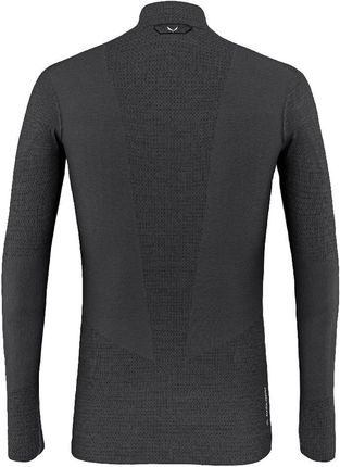 Koszulka Salewa Zebru Med Warm Amr M 1/2Z Tee - onyx - zdjęcie 2