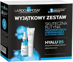 LA ROCHE-POSAY HYALU B5 ZESTAW Skoncentrowane serum przeciwzmarszczkowe 30 ml + Krem pod oczy 15 ml